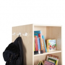 Bücherturm mit offenen Fächern