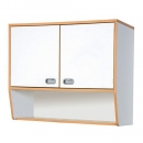 Hängeschrank über Garderobenablage