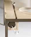 EDV-Tisch 120 x 90cm, Kabelkanal mit Klappdeckel (EDV120-9)