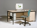 Computertisch für Lehrer mit Unterschrank rechts (EDV160-8LR)