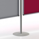 Funktionswand verkettbare Stellwand Whiteboard 150x120 cm