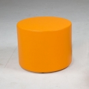 Kinderhocker groß mit Kunstlederbezug, schwer entflammbar, Sitzhöhe 45 cm