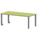Tisch ZALOTTI mit Linoleum-Belag