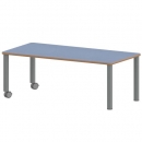 Tisch ZALOTTI mit Linoleum-Belag