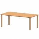 Tisch ZALOTTI mit Linoleum-Belag