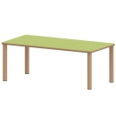 Tisch ZALOTTI mit Linoleum-Belag