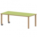 Tisch ZALOTTI mit Linoleum-Belag