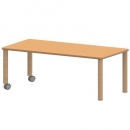 Tisch ZALOTTI mit Linoleum-Belag
