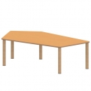Tisch ZALOTTI mit Linoleum-Belag