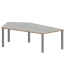 Tisch ZALOTTI mit Linoleum-Belag
