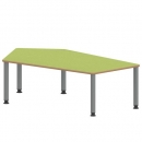 Tisch ZALOTTI mit Linoleum-Belag