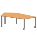 Tisch ZALOTTI mit Linoleum-Belag