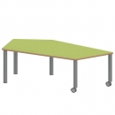 Tisch ZALOTTI mit Linoleum-Belag