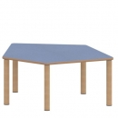 Tisch ZALOTTI mit Linoleum-Belag