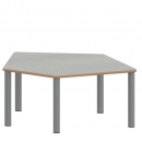 Tisch ZALOTTI mit Linoleum-Belag
