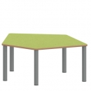 Tisch ZALOTTI mit Linoleum-Belag