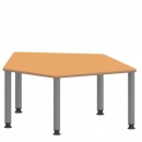 Tisch ZALOTTI mit Linoleum-Belag