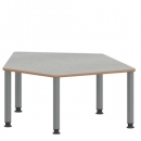 Tisch ZALOTTI mit Linoleum-Belag