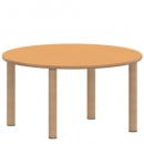 Tisch ZALOTTI mit Linoleum-Belag