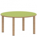 Tisch ZALOTTI mit Linoleum-Belag