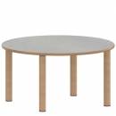 Tisch ZALOTTI mit Linoleum-Belag
