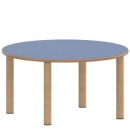 Tisch ZALOTTI mit Linoleum-Belag
