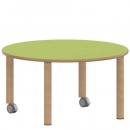Tisch ZALOTTI mit Linoleum-Belag