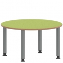 Tisch ZALOTTI mit Linoleum-Belag