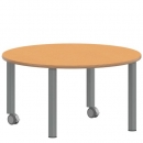 Tisch ZALOTTI mit Linoleum-Belag
