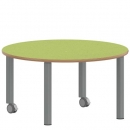 Tisch ZALOTTI mit Linoleum-Belag