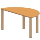 Tisch ZALOTTI mit Linoleum-Belag