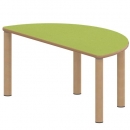 Tisch ZALOTTI mit Linoleum-Belag