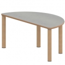 Tisch ZALOTTI mit Linoleum-Belag