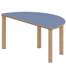 Tisch ZALOTTI mit Linoleum-Belag