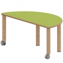 Tisch ZALOTTI mit Linoleum-Belag