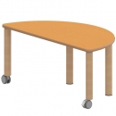 Tisch ZALOTTI mit Linoleum-Belag