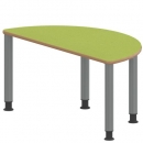 Tisch ZALOTTI mit Linoleum-Belag