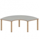 Tisch ZALOTTI mit Linoleum-Belag