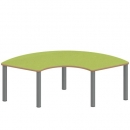 Tisch ZALOTTI mit Linoleum-Belag