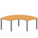 Tisch ZALOTTI mit Linoleum-Belag
