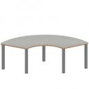 Tisch ZALOTTI mit Linoleum-Belag