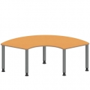 Tisch ZALOTTI mit Linoleum-Belag