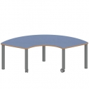 Tisch ZALOTTI mit Linoleum-Belag