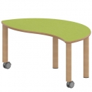 Tisch ZALOTTI mit Linoleum-Belag