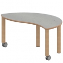 Tisch ZALOTTI mit Linoleum-Belag