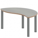 Tisch ZALOTTI mit Linoleum-Belag
