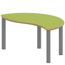 Tisch ZALOTTI mit Linoleum-Belag