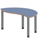 Tisch ZALOTTI mit Linoleum-Belag