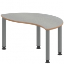 Tisch ZALOTTI mit Linoleum-Belag