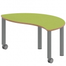 Tisch ZALOTTI mit Linoleum-Belag